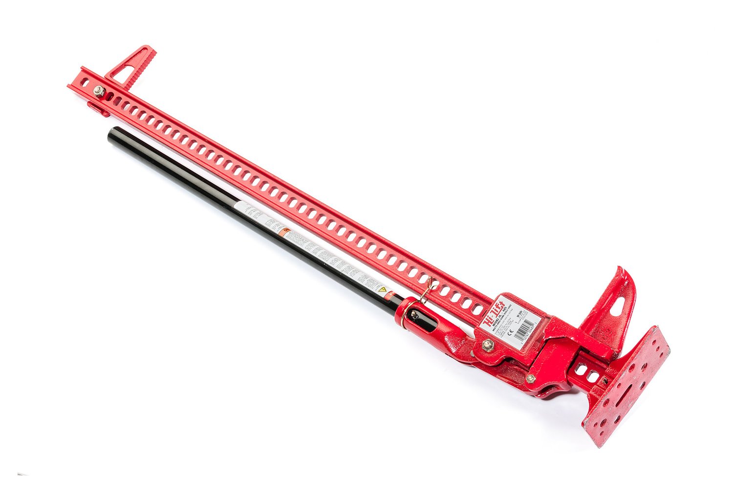BISupply Farm Jack 6614lbs Red 48in Cast Iron High Lift Jack Utility Off Road Jack with a 3.3 Ton Weight Capacity 