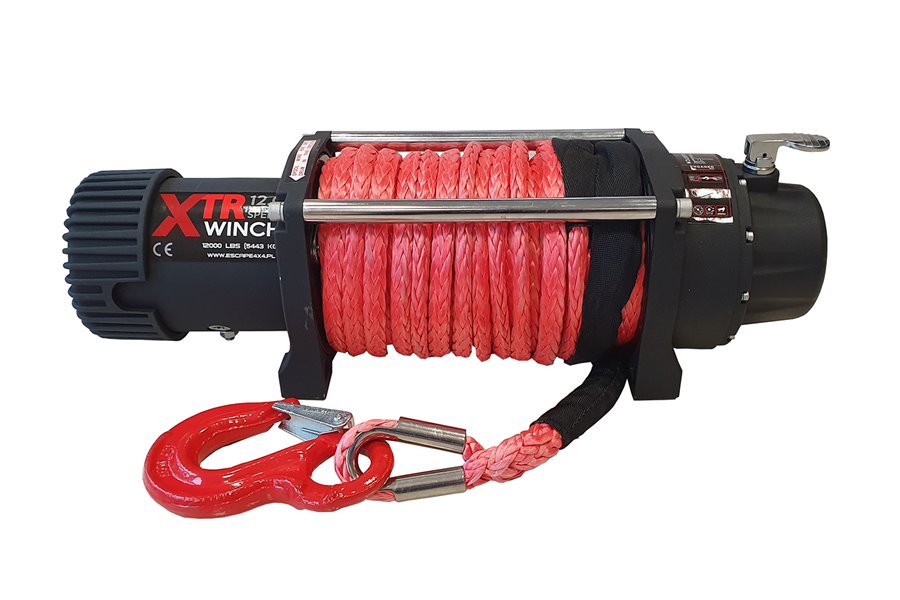 Electric Winch Xtr Speed 12000lbs [5443kg] With Synthetic Rope